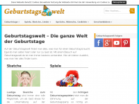 Screenshot des Blogs Sketche zum Geburtstag