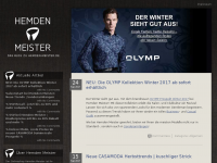 Screenshot des Blogs Hemden Meister Blog
