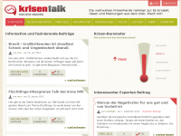 Screenshot des Blogs Krisentalk