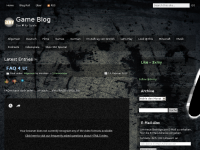 Screenshot des Blogs 3xmy Game Blog