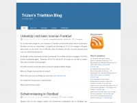 Screenshot des Blogs TriJan’s Triathlon Blog