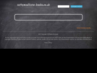 Screenshot des Blogs Cathy McAllister Books