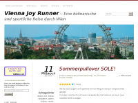 Screenshot des Blogs ViennaJoyRunner