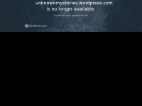 Screenshot des Blogs Unknownmysteries