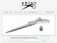 Screenshot des Blogs Hair Scissors Blog