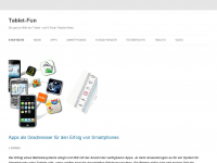 Screenshot des Blogs Tablet-Fun
