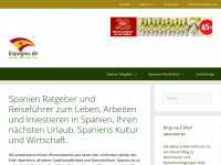 Screenshot des Blogs espagna.de