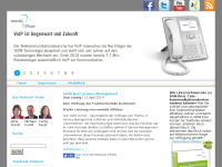 Screenshot des Blogs Im Internet Telefonieren