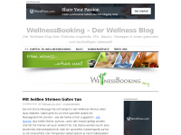 Screenshot des Blogs WellnessBooking Blog