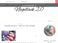 Screenshot des Blogs Nagellack 2.0