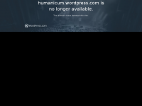 Screenshot des Blogs humanicum