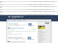 Screenshot des Blogs festplatte.ch