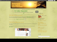 Screenshot des Blogs Unterwegs – Von Indien nach Vietnam