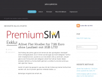 Screenshot des Blogs JohnnyWelt.de – Es geht wieder abwärts…