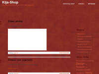 Screenshot des Blogs Kija Shop