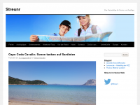 Screenshot des Blogs Streunr