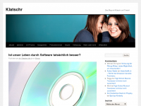 Screenshot des Blogs Klatschr