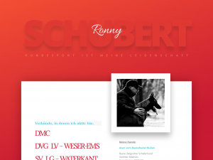 Screenshot des Blogs DER HUND IST DAS ABBILD DER EIGENEN PERSÖNLICHKEIT