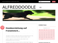 Screenshot des Blogs AlfredDoodle