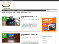 Screenshot des Blogs Smartphone Test und Vergleichsseite