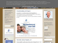 Screenshot des Blogs immobilienfonds hochrentabel