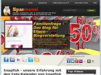 Screenshot des Blogs Sparmausi
