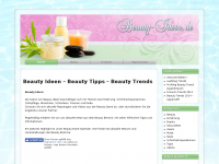 Screenshot des Blogs Beauty Tipps