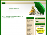 Screenshot des Blogs Sparen-Tips.de