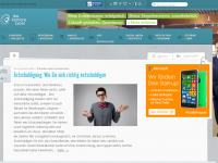 Screenshot des Blogs Karrierebibel