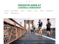 Screenshot des Blogs Freizeitplaner