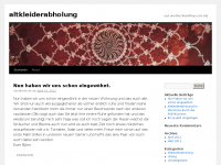 Screenshot des Blogs Björn und Gitti