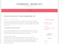 Screenshot des Blogs Tischtennisbeläge – Tischtennis Blog