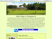 Screenshot des Blogs Mein Leben in Paraguay