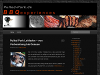 Screenshot des Blogs pulled-pork.de – BBQ Experiences