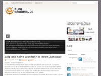 Screenshot des Blogs Wanduhren Blog