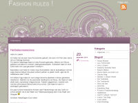 Screenshot des Blogs Fashion rulezzzzz