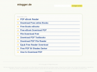 Screenshot des Blogs mlogger.de