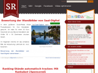 Screenshot des Blogs Suchmaschinenoptimierung und Webdesign