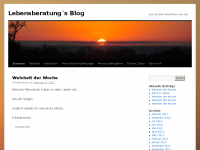 Screenshot des Blogs Die Lebensberatung