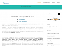 Screenshot des Blogs Reflections