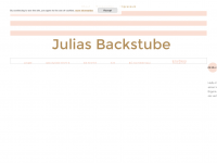 Screenshot des Blogs Julias Backstube