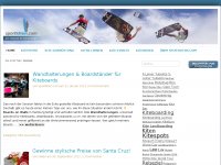 Screenshot des Blogs Der Infopoint rund um Kitesurfen und Kiten: Sportkiten.com