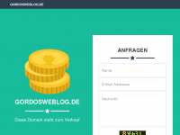 Screenshot des Blogs Gordo’s Weblog