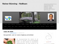 Screenshot des Blogs Rainer Bünning – RaiBuen