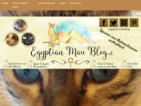 Screenshot des Blogs Egyptian Mau Blog