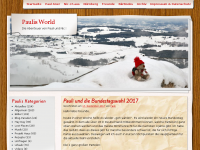 Screenshot des Blogs Paulis World