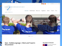 Screenshot des Blogs Work Travel Fun Neuseeland