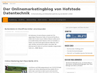 Screenshot des Blogs PageRankUp