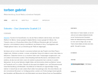 Screenshot des Blogs we set trends