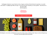 Screenshot des Blogs Dein Biogarten